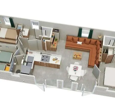 Mobil-home Au Lac Des Reves Campingplatz *